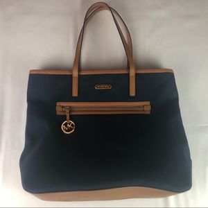 MICHAEL Michael Kors Kempton large tote bag navy brown
